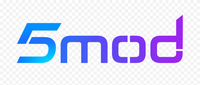 5mod নীল সবুজ লোগো